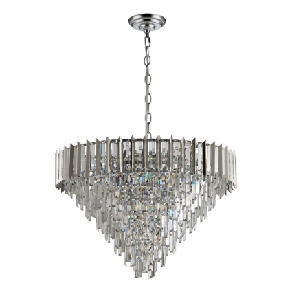 Подвесная люстра Stilfort Amman 1024/09/18P в стиле модерн, цвет хром