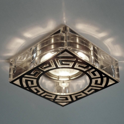 Встраиваемый светильник Arte Lamp Meander A5205PL-1CC в стиле модерн, цвет хром