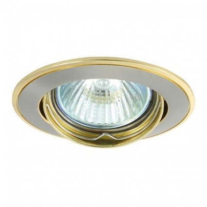 Точечный светильник Kanlux BASK CTC-5515-SN/G 2803 в современном стиле, мощность 50 Вт