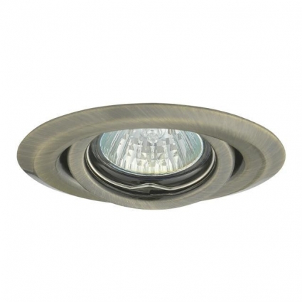 Точечный светильник Kanlux ULKE CT-2119-BR 348 в современном стиле, цвет античная латунь