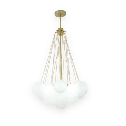 Подвесная люстра Kink Light Криста 08476-19,20, в стиле модерн, цвет белый