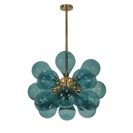 Подвесная люстра Loft IT Miracle 10130/18 Blue цвет голубой, мощность 336 Вт