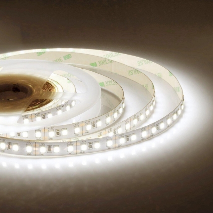 Светодиодная лента Apeyron 12W/m 120LED/m 2835SMD дневной белый 5M 00-131 цвет белый, мощность 60 Вт