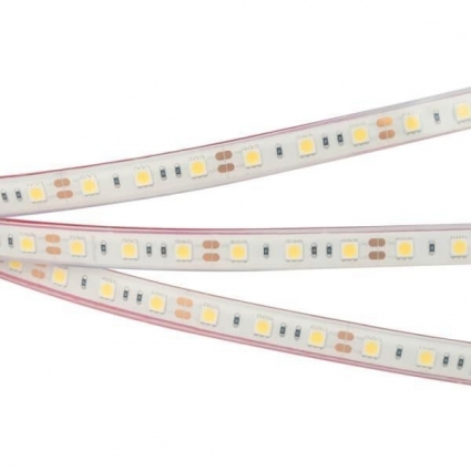 Светодиодная влагозащищенная лента Arlight 14,4W/m 60LED/m 5060SMD зеленый 5M 036442, цвет белый, мощность 72 Вт