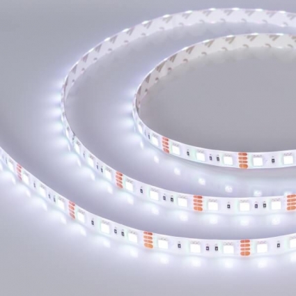 Светодиодная влагозащищенная лента Arlight 14,4W/m 60LED/m 5060SMD разноцветный 5M 014618(2), цвет белый, мощность 72 Вт
