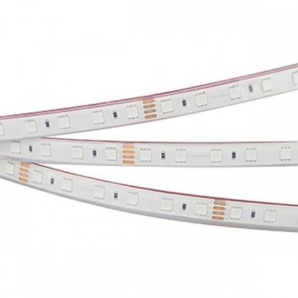 Светодиодная влагозащищенная лента Arlight 14,4W/m 60LED/m 5060SMD разноцветный 5M 033791, цвет белый, мощность 72 Вт