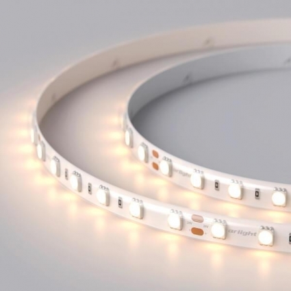 Светодиодная влагозащищенная лента Arlight 14,4W/m 60LED/m 5060SMD теплый белый 5M 015279(2), цвет белый, мощность 72 Вт