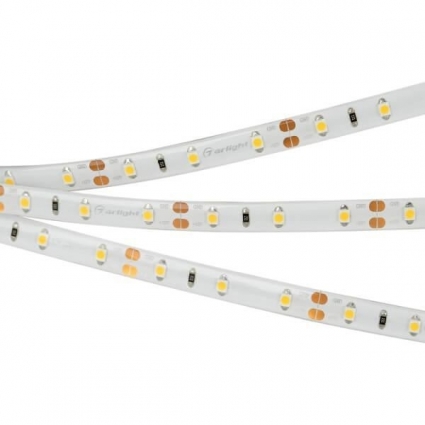 Светодиодная влагозащищенная лента Arlight 4,8W/m 60LED/m 2835SMD теплый белый 5M 014795(2), в современном стиле, цвет белый