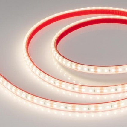 Светодиодная влагозащищенная лента Arlight 9,6W/m 120LED/m 2835SMD дневной белый 5M 034002, цвет белый, мощность 48 Вт
