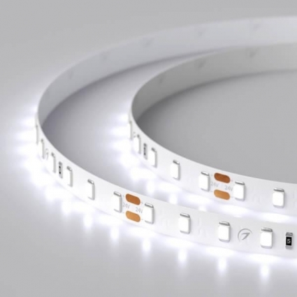 Светодиодная лента Arlight 10W/m 98LED/m 2835SMD холодный белый 5M 019912(2) цвет белый, мощность 50 Вт
