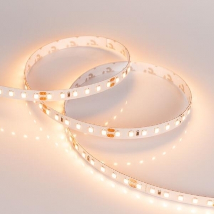 Светодиодная лента Arlight 14,4W/m 120LED/m 2835SMD теплый белый 5M 027940(2), цвет белый, мощность 72 Вт