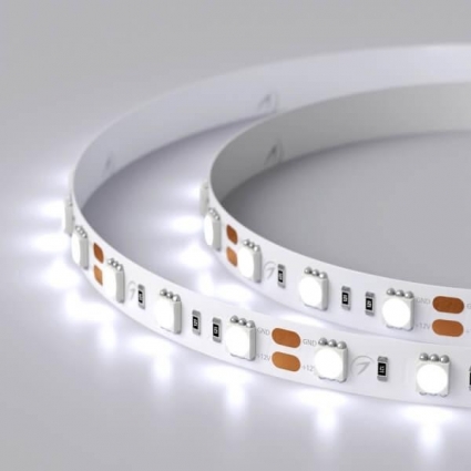 Светодиодная лента Arlight 14,4W/m 60LED/m 5060SMD холодный белый 5M 013341(2), цвет белый, мощность 72 Вт