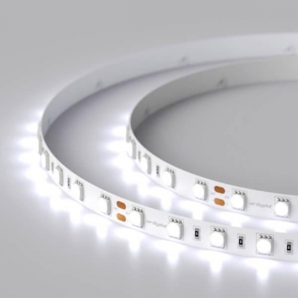 Светодиодная лента Arlight 14,4W/m 60LED/m 5060SMD холодный белый 5M 013757(2), цвет белый, мощность 72 Вт