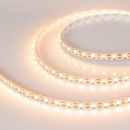 Светодиодная лента Arlight 15,6W/m 72LED/m 5060SMD теплый белый 5M 011704(2), цвет белый, мощность 78 Вт