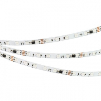Светодиодная лента Arlight 15W/m 60LED/m 5060SMD разноцветный 5M 033448 цвет белый, мощность 75 Вт