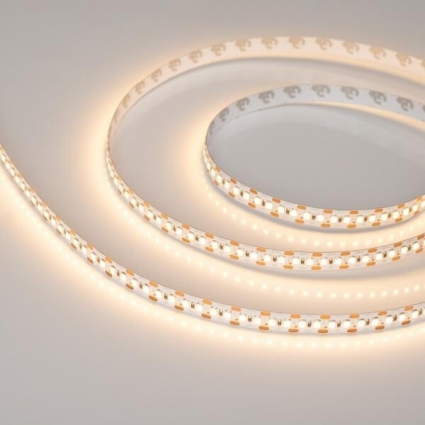 Светодиодная лента Arlight 17,3W/m 168LED/m 2835SMD теплый белый 5M 028739(2), цвет белый, мощность 86.5 Вт