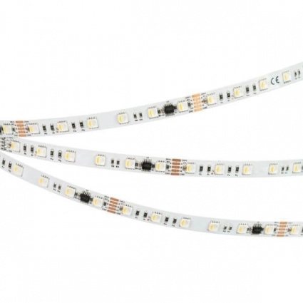 Светодиодная лента Arlight 18W/m 60LED/m 5060SMD разноцветный 5M 033449 цвет белый, мощность 90 Вт