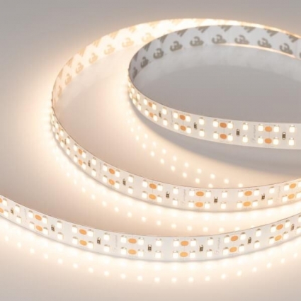 Светодиодная лента Arlight 19,2W/m 240LED/m 2835SMD теплый белый 5M 028634(2), цвет белый, мощность 96 Вт