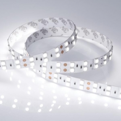 Светодиодная лента Arlight 28,8W/m 120LED/m 5060SMD холодный белый 5M 011256(2), цвет белый, мощность 144 Вт