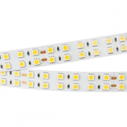 Светодиодная лента Arlight 34,4W/m 144LED/m 5060SMD холодный белый 5M 025277(2), цвет белый, мощность 172 Вт