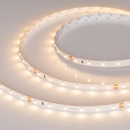Светодиодная лента Arlight 4,8W/m 60LED/m 2835SMD теплый белый 50M 024585(2), цвет белый, мощность 240 Вт