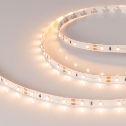 Светодиодная лента Arlight 4,8W/m 60LED/m 2835SMD теплый белый 5M 021420(2), цвет белый, мощность 24 Вт