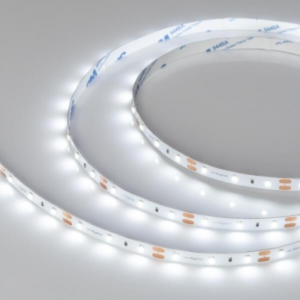 Светодиодная лента Arlight 4,8W/m 60LED/m 3528SMD холодный белый 5M 035698, цвет белый, мощность 24 Вт