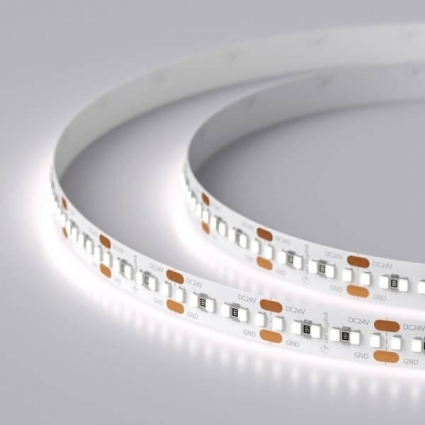 Светодиодная лента Arlight 8W/m 300LED/m 2216SMD холодный белый 5M 023556(2) цвет белый, мощность 40 Вт