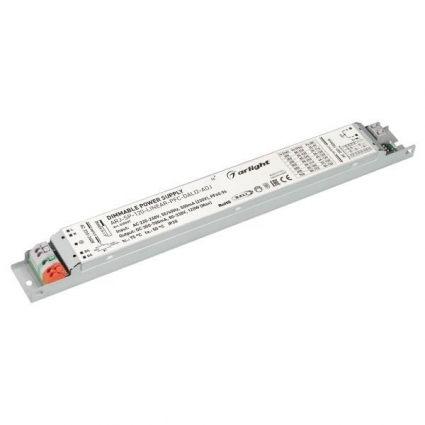 Драйвер Arlight ARJ-SP-120-Linear-PFC-Dali2-ADJ 80-330V 120W IP20 0,3-0,7A 035537, цвет серый