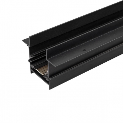 Магнитный встраиваемый шинопровод Arlight Mag-Track-4560-FDW-3000 (BK) 034680 в современном стиле, цвет черный
