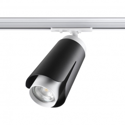 Трековый светильник Novotech Tulip 370836 в стиле Хай-тек, цвет черный