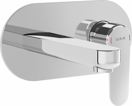 Смеситель для раковины VitrA Root Round A42721EXP хром однорычажный, длина излива 17 см