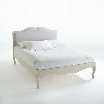 Кровать с реечным основанием La Redoute Trianon 140х190 белого цвета, с изголовьем, без ящиков