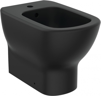 Биде напольное Ideal Standard Tesi T3540V3 черный шелк прямоугольное, 36x55 см