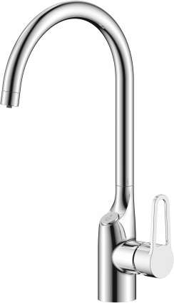 Смеситель SMARTsant Кухня SM134043AA для кухонной мойки хром, высота излива 27.9 см