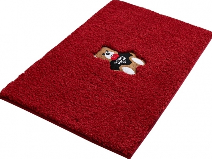 Коврик Carnation Home Fashions Teddy Bear Red 50х80 см в современном стиле