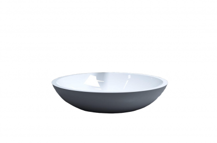 Раковина накладная Salini Callista 105 37x37 S-Sense, белая глянцевая, круглая, цвет белый