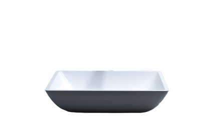 Раковина накладная Salini Callista 108 38x38 S-Stone, белая матовая , квадратная, цвет белый