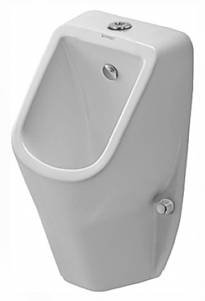 Писсуар Duravit D-Code 0828300000 с внешним подводом воды, белый, 30.5x29.5x57.5 см