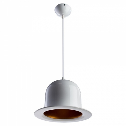 Подвесной светильник Arte Lamp Bijoux A3234SP-1WH в стиле лофт, цвет белый