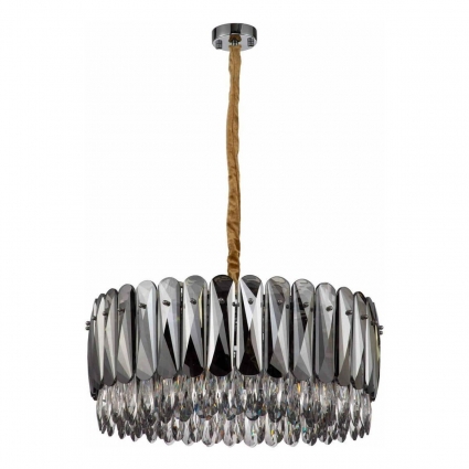 Подвесная люстра Moderli Mery V9040-8P в стиле модерн, цвет дымчатый, мощность 320 Вт
