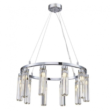 Подвесная люстра Newport 4528+2/S chrome М0065983 цвет хром, мощность 600 Вт