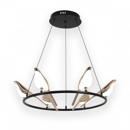 Подвесная светодиодная люстра Kink Light Арси 08446-6A,33, цвет золотой, мощность 60 Вт