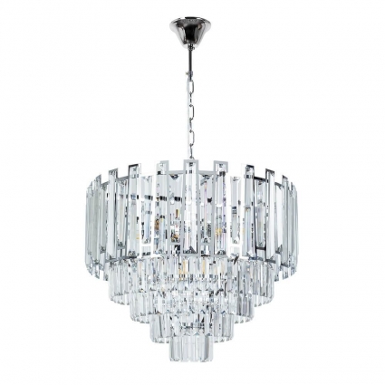 Подвесная люстра Arte Lamp Ellie A1027SP-8CC в стиле модерн, цвет хром