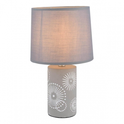 Настольная лампа Toplight Kathlyn TL0200-T1 в стиле модерн, цвет серый