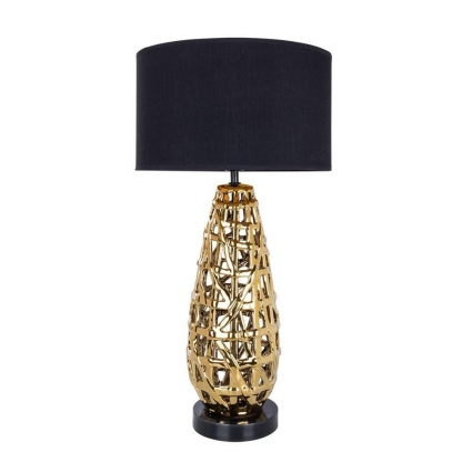 Настольная лампа Arte Lamp Taiyi A4002LT-1GO в стиле модерн, цвет черный