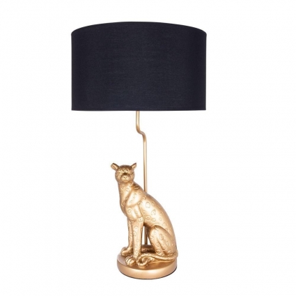 Настольная лампа Arte Lamp Ginan A4013LT-1GO в стиле арт-деко, цвет черный