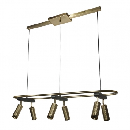 Подвесной светильник Loft IT Borges 10122/6 в стиле модерн, цвет золотой