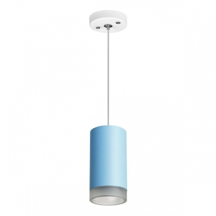 Подвесной светильник Lightstar Rullo (214435+590056+202430) RP43530 в стиле Хай-тек, цвет голубой