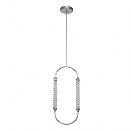 Подвесной светодиодный светильник Indigo Ellisse 14005/1P Chrome V000027L в стиле Хай-тек, цвет хром
